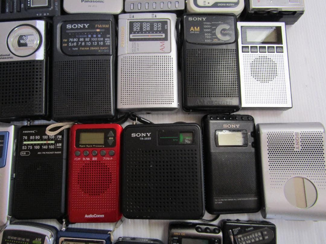 K0722 ソニー/パナソニック/アイワ ...ラジオ51台まとめ売り ジャンク