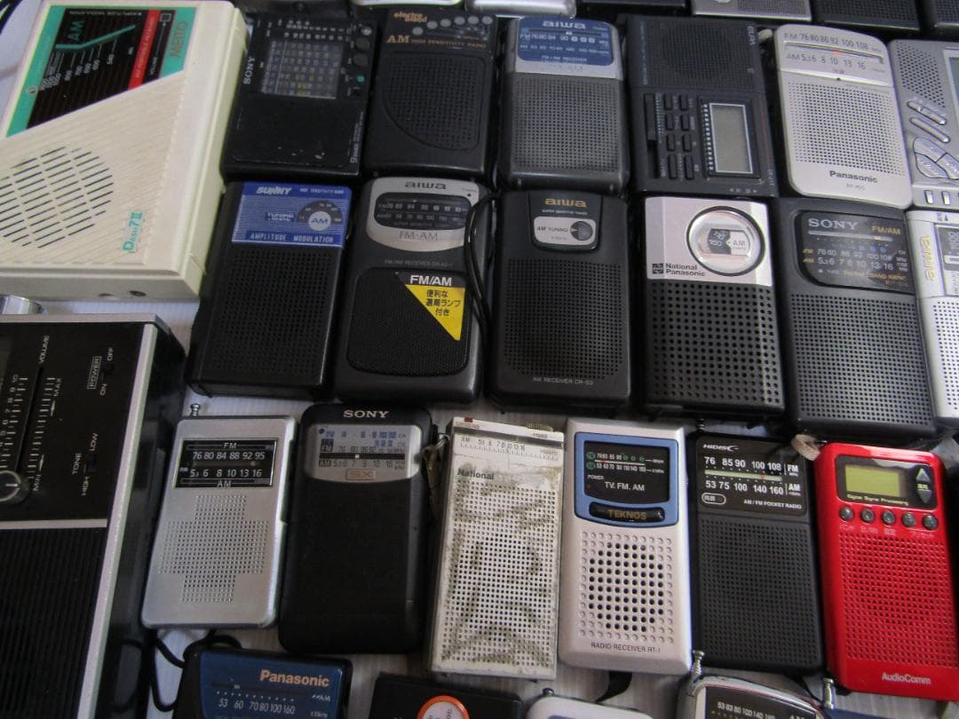 K0722 ソニー/パナソニック/アイワ ...ラジオ51台まとめ売り ジャンク