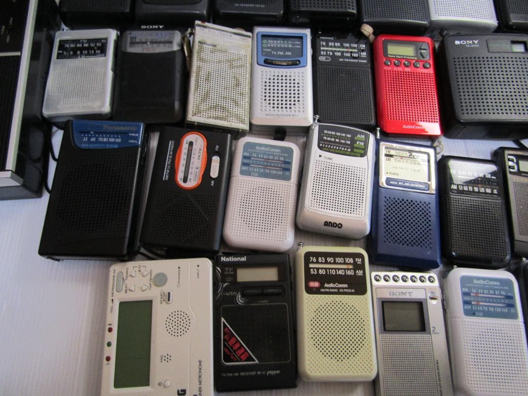 K0722 ソニー/パナソニック/アイワ ...ラジオ51台まとめ売り ジャンク