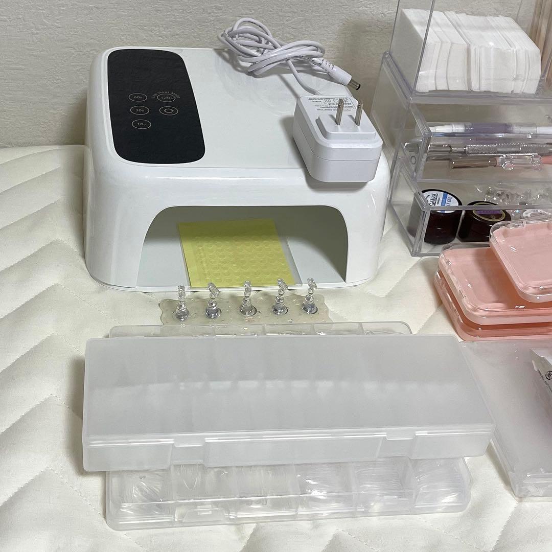 ネイル用品セット LEDライト付き