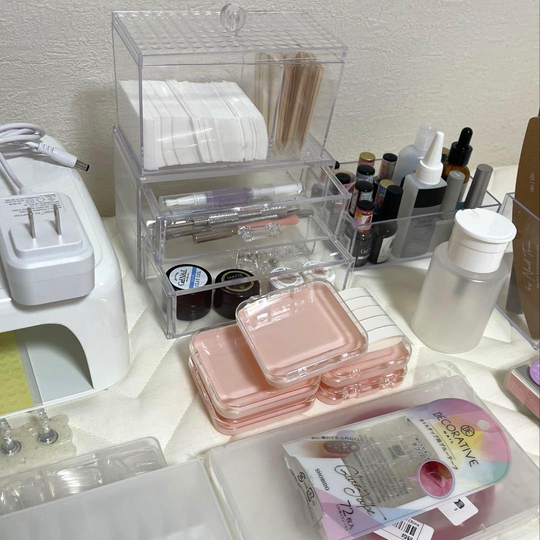 ネイル用品セット LEDライト付き