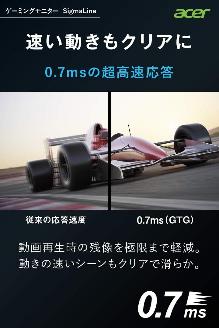 ☆彡【綺麗美品】Acer KG251Q ゲーミング モニター ワイドフルHD