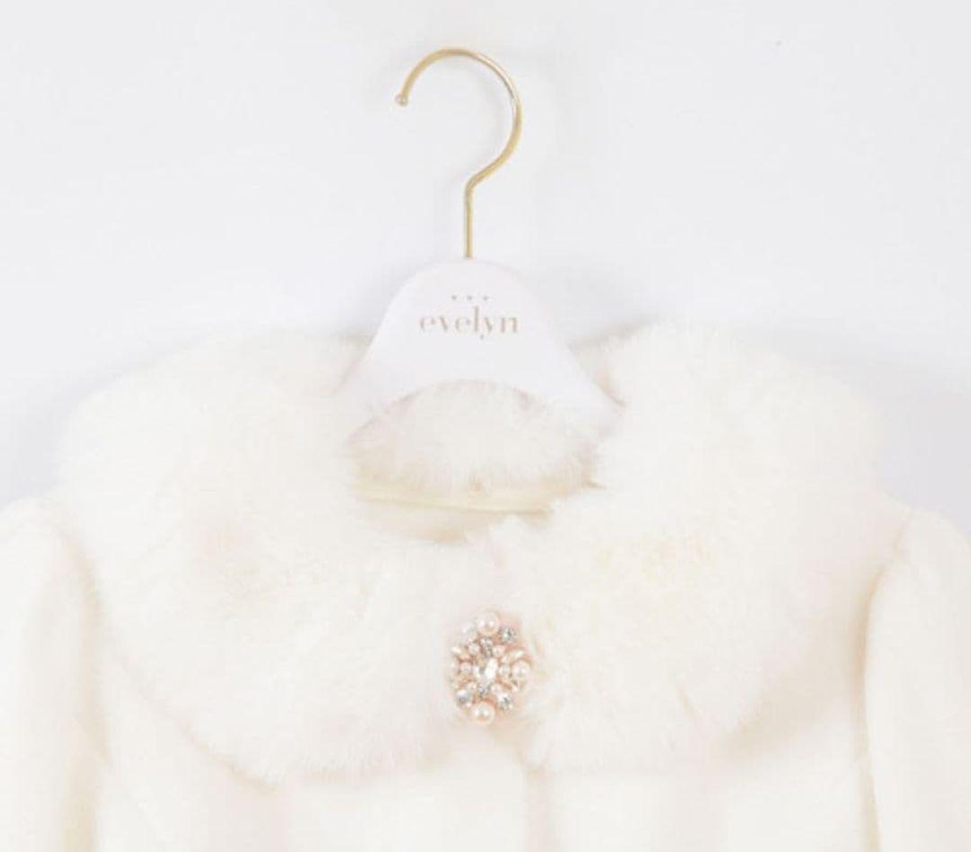 evelyn ビジューコート ホワイトM 量産型 地雷系