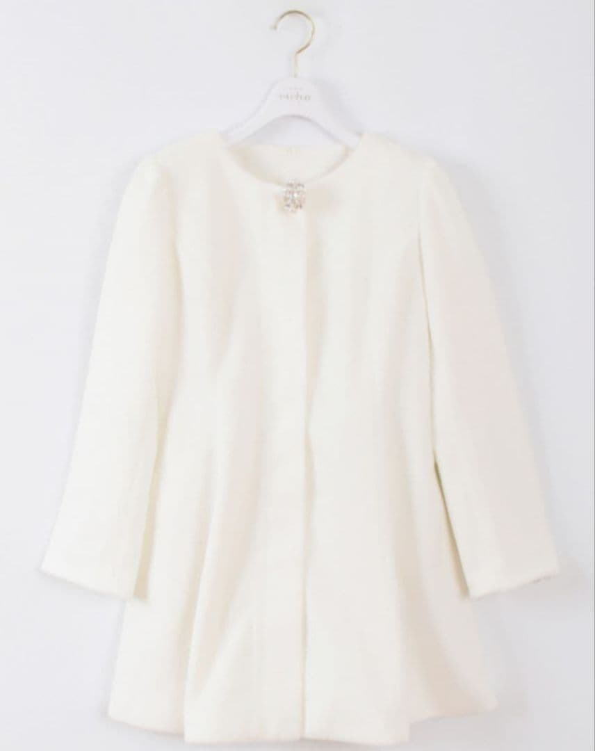 evelyn ビジューコート ホワイトM 量産型 地雷系