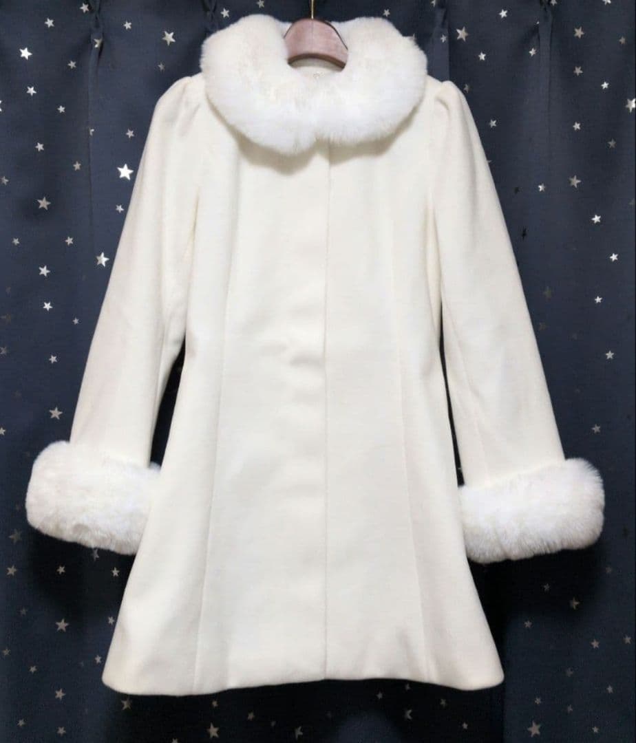 evelyn ビジューコート ホワイトM 量産型 地雷系