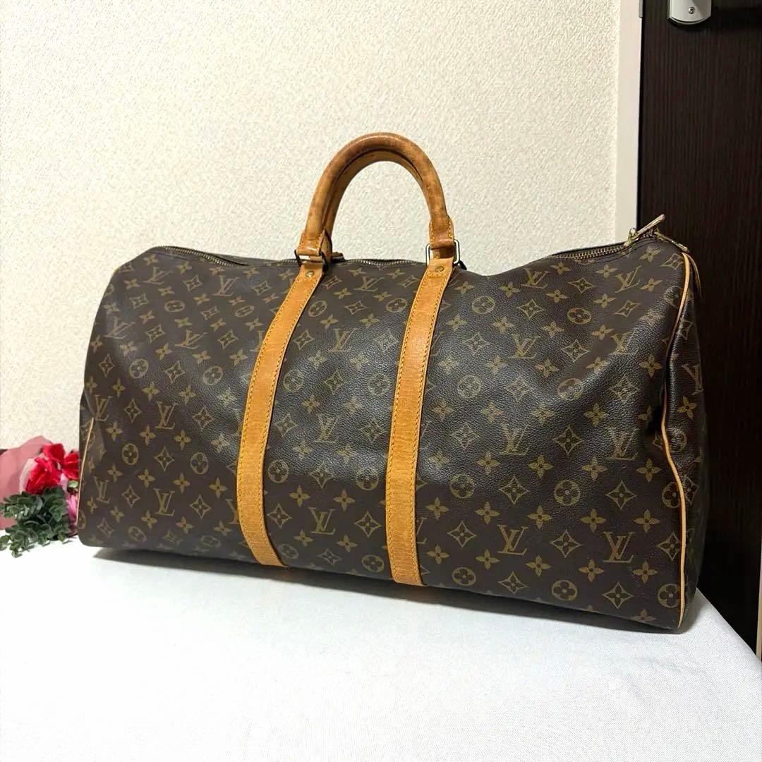 LOUIS VUITTON ルイヴィトン キーポル60 モノグラム MI8901