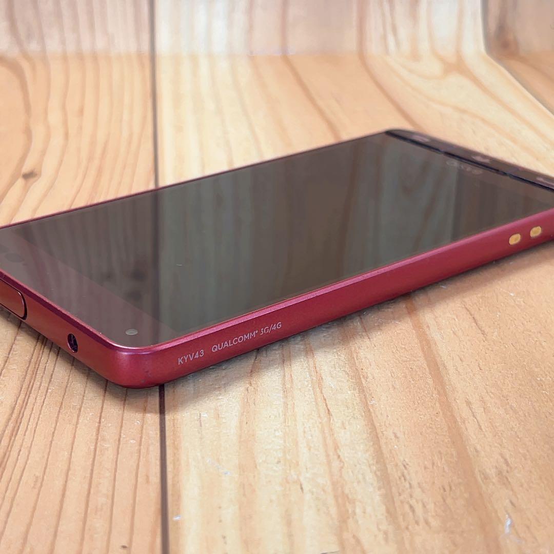 SIMフリー 本体 BASIO 3 KYV43 32 GB 359G3 レッド