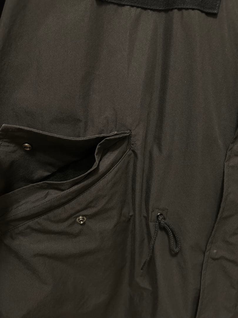 黒 モッズコート フロントポケット付き FREAK'S STORE