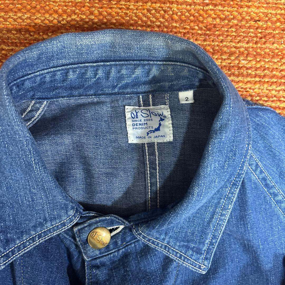 of Slow インディゴデニム カバーオール サイズ2