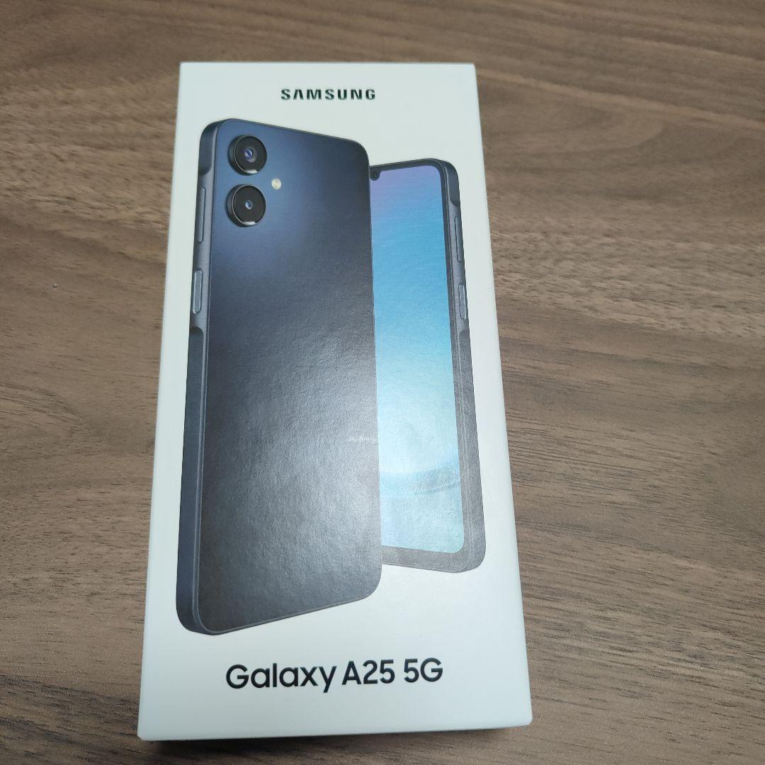 Samsung Galaxy A25 5G 本体　ブラック