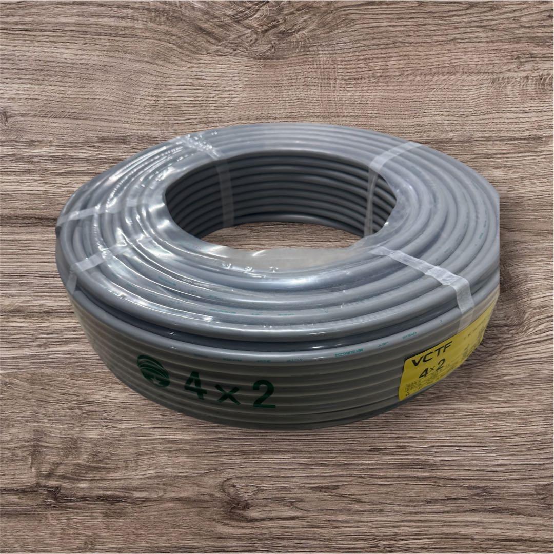 VCTFケーブル 4×2 100m