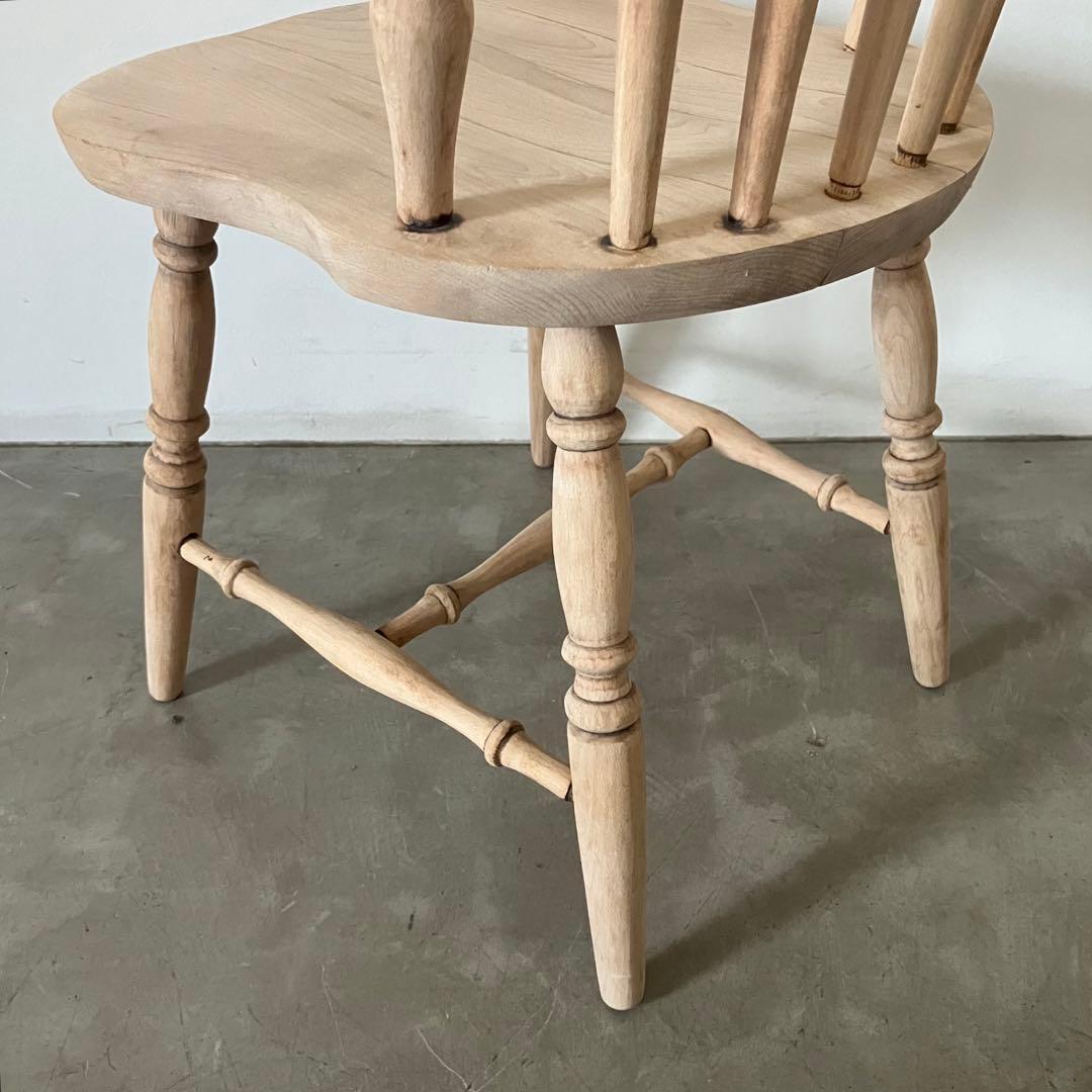 レトロ　アンティーク　古道具　古家具　剥離家具　ストリップド　ウィンザーチェア