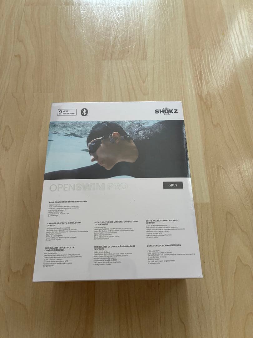 新品未開封 SHOKZ OPENSWIM PRO 骨伝導イヤホン