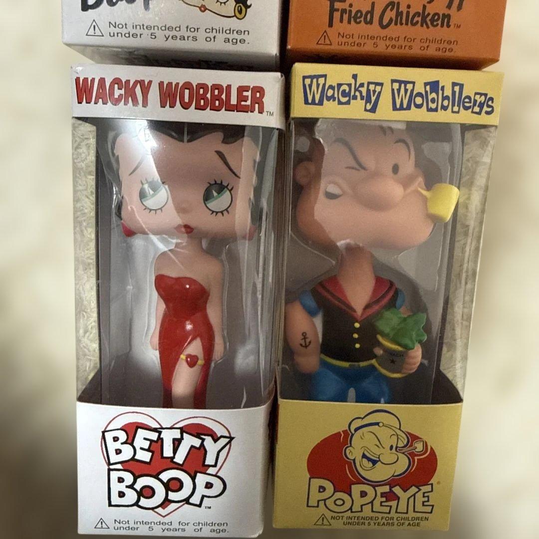 専用Funko Betty Boop ボブルヘッド 4点セット　ベティー　ポパイ