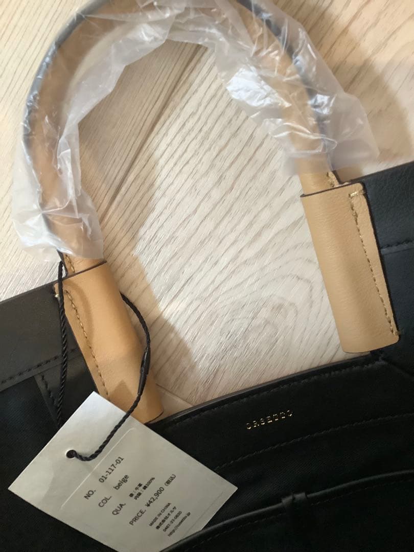 【新品/¥42,900】 ORSETTOカウレザー トートバッグ