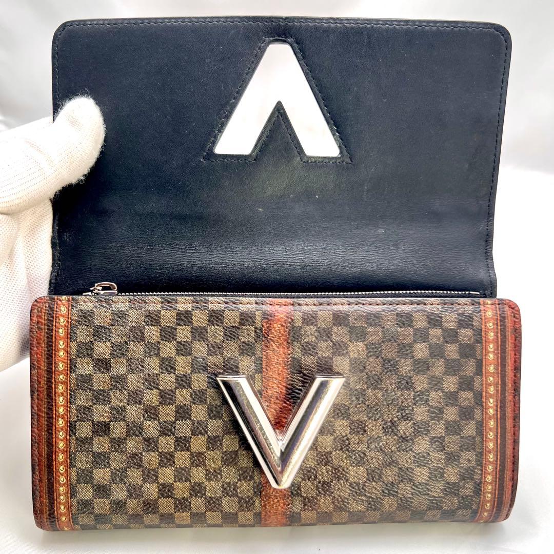 【美品】 ルイヴィトン ダミエ トランスフォームド ポルトフォイユツイスト