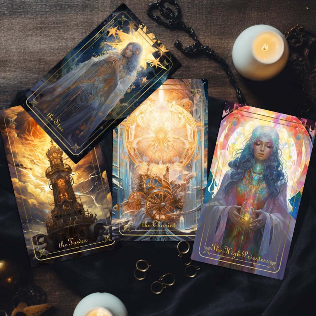 数量限定再入荷✨超美麗イラスト✨入手困難な海外デッキ✨内なる魔法のタロットカード