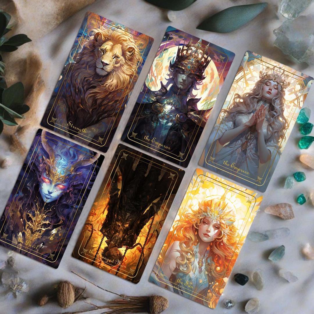 数量限定再入荷✨超美麗イラスト✨入手困難な海外デッキ✨内なる魔法のタロットカード