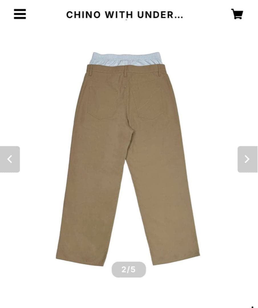 bio wear チノパン