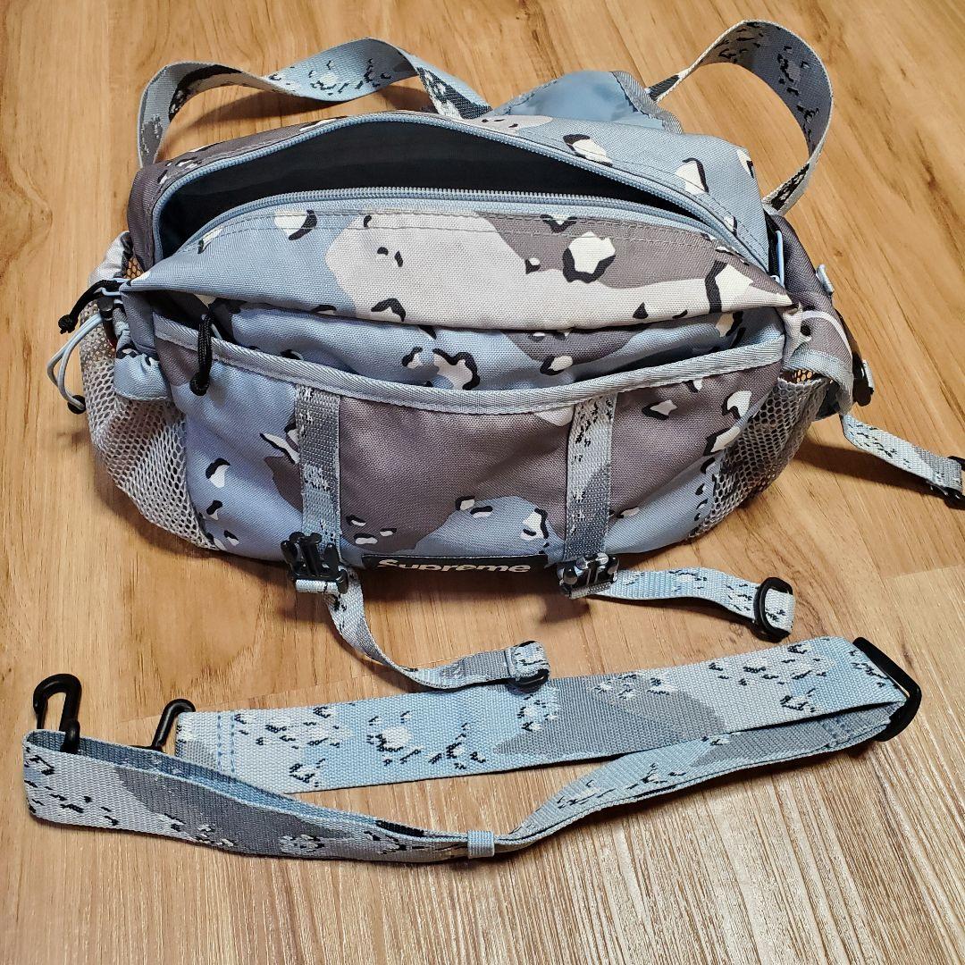 国内正規Supreme ショルダーバッグ ブルーカモコーデュラー