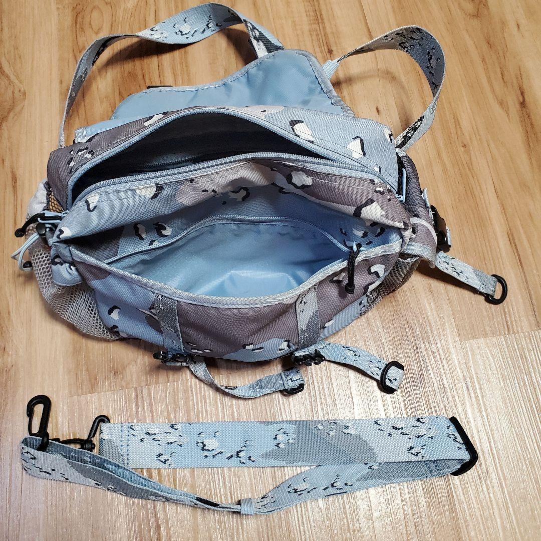 国内正規Supreme ショルダーバッグ ブルーカモコーデュラー