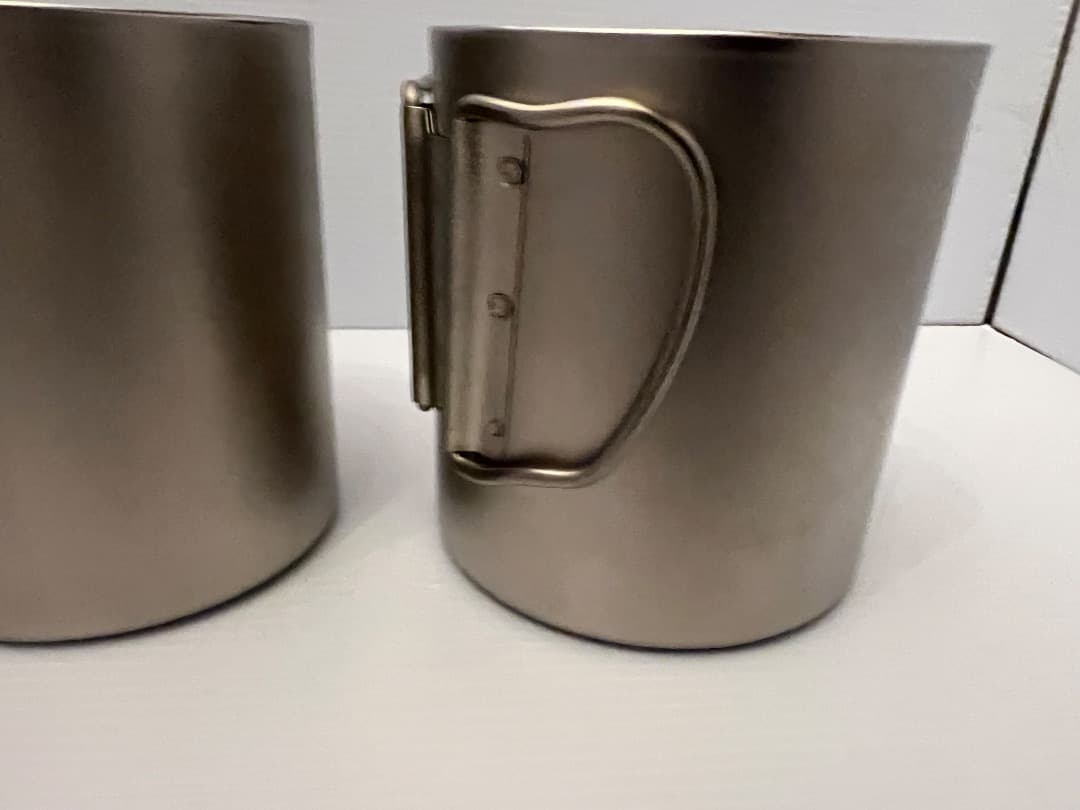 【未使用・米国仕様】スノーピーク　チタンダブルウオールマグ６００　２個セット