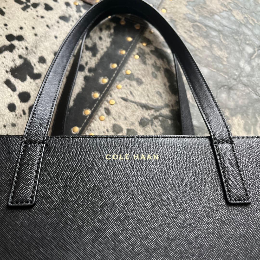 COLE HAAN ブラック ビジネスバッグ