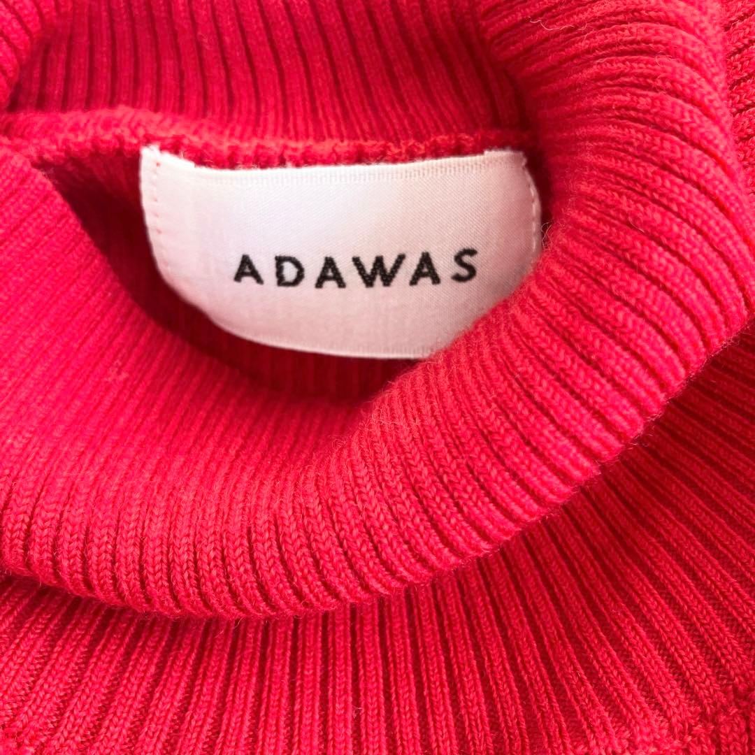 IENA エクストラファインメリノティアードドレス　赤　定価33000円