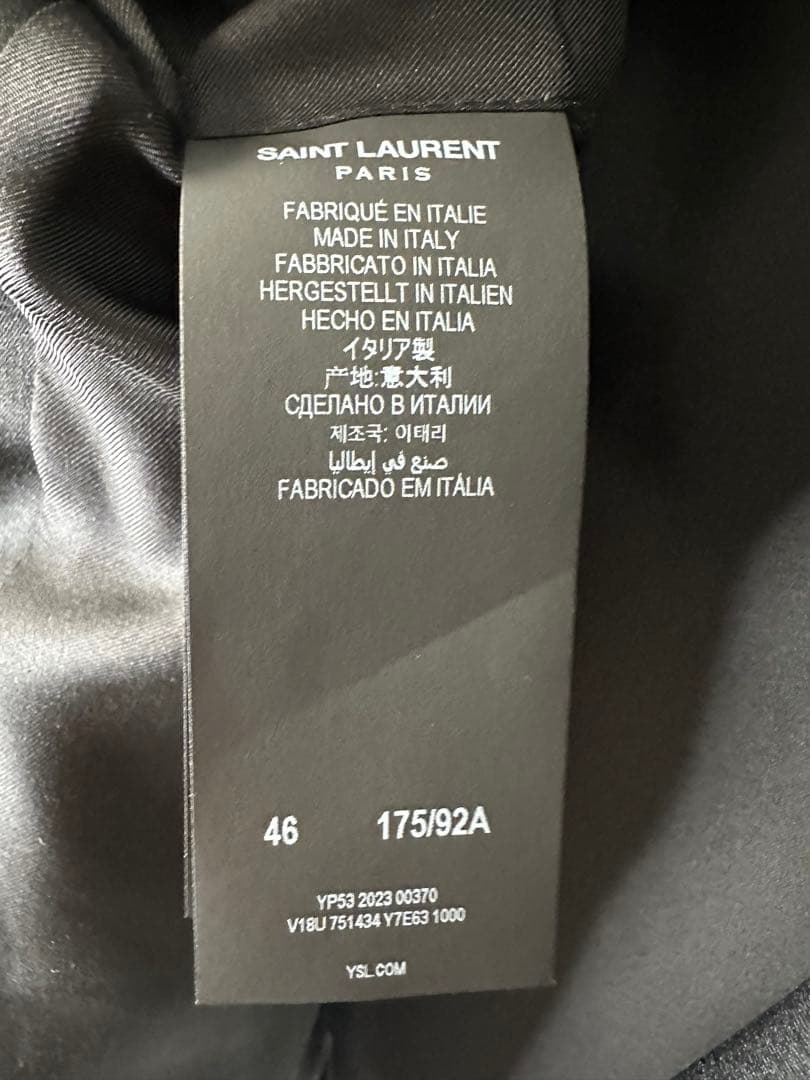 ジャケット・アウター 2023\"saint laurent\"power shoulder blazer