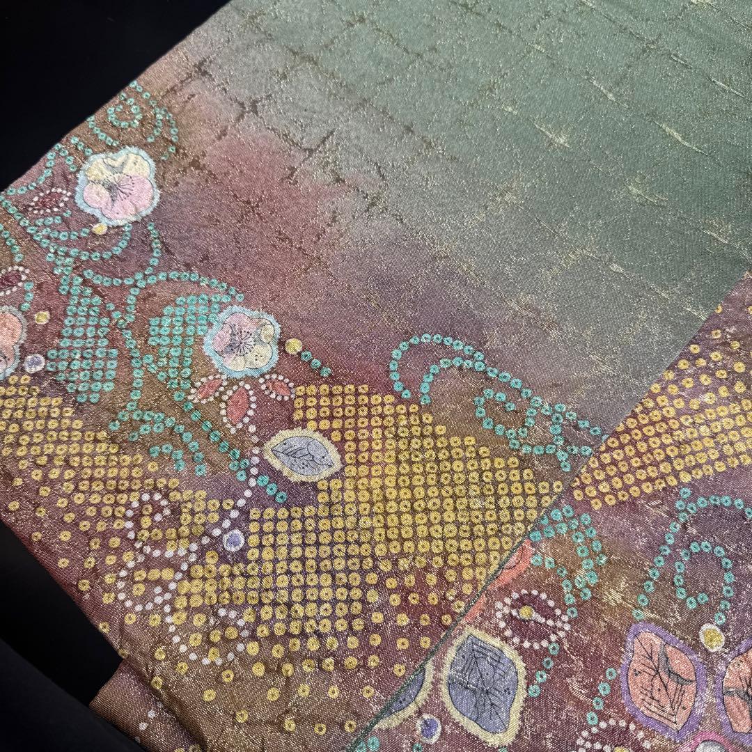 11-80 袋帯 美品 正絹 着物 辻ヶ花