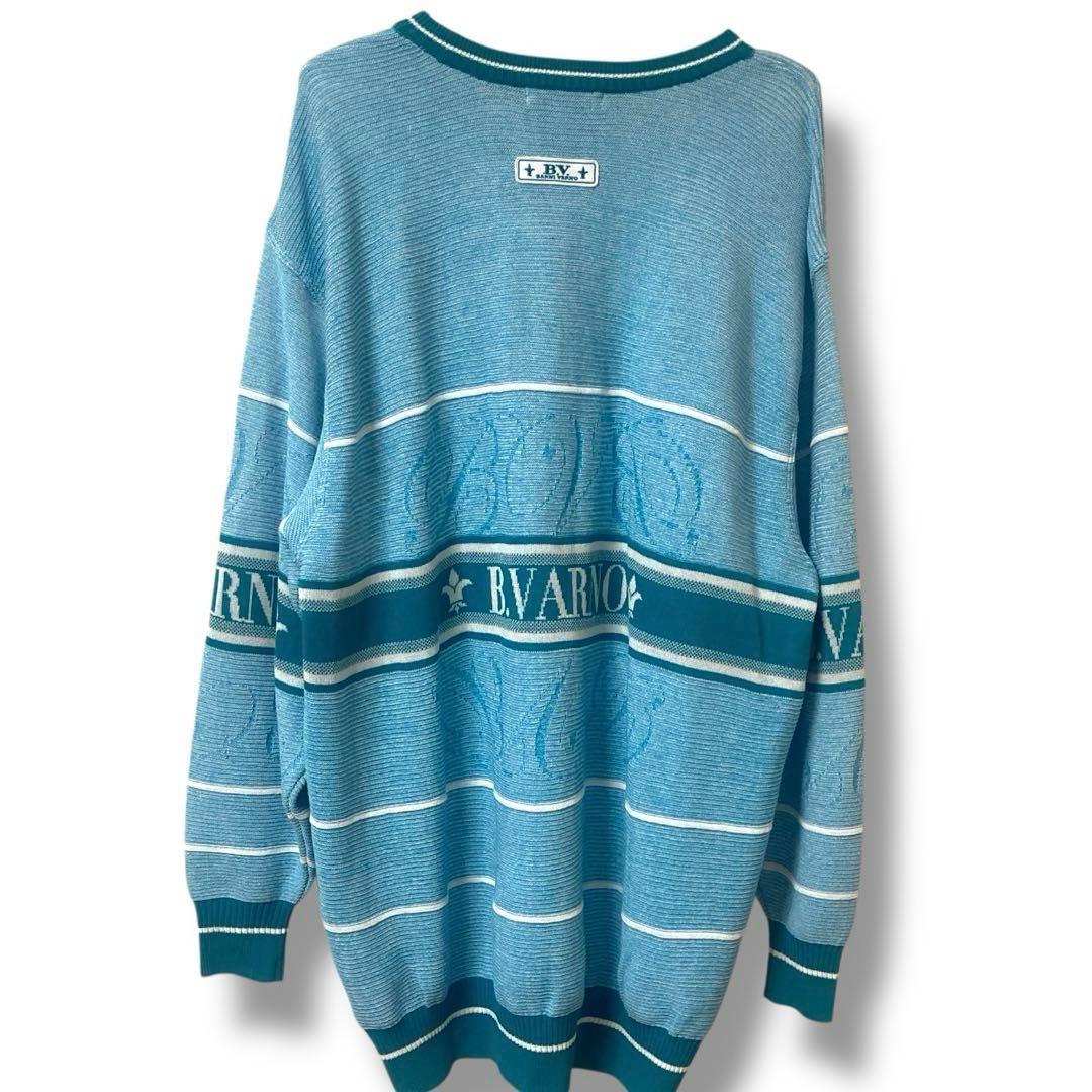 【BARNI VARNO】バーニヴァーノ タグ付 長袖サマーセーター LL