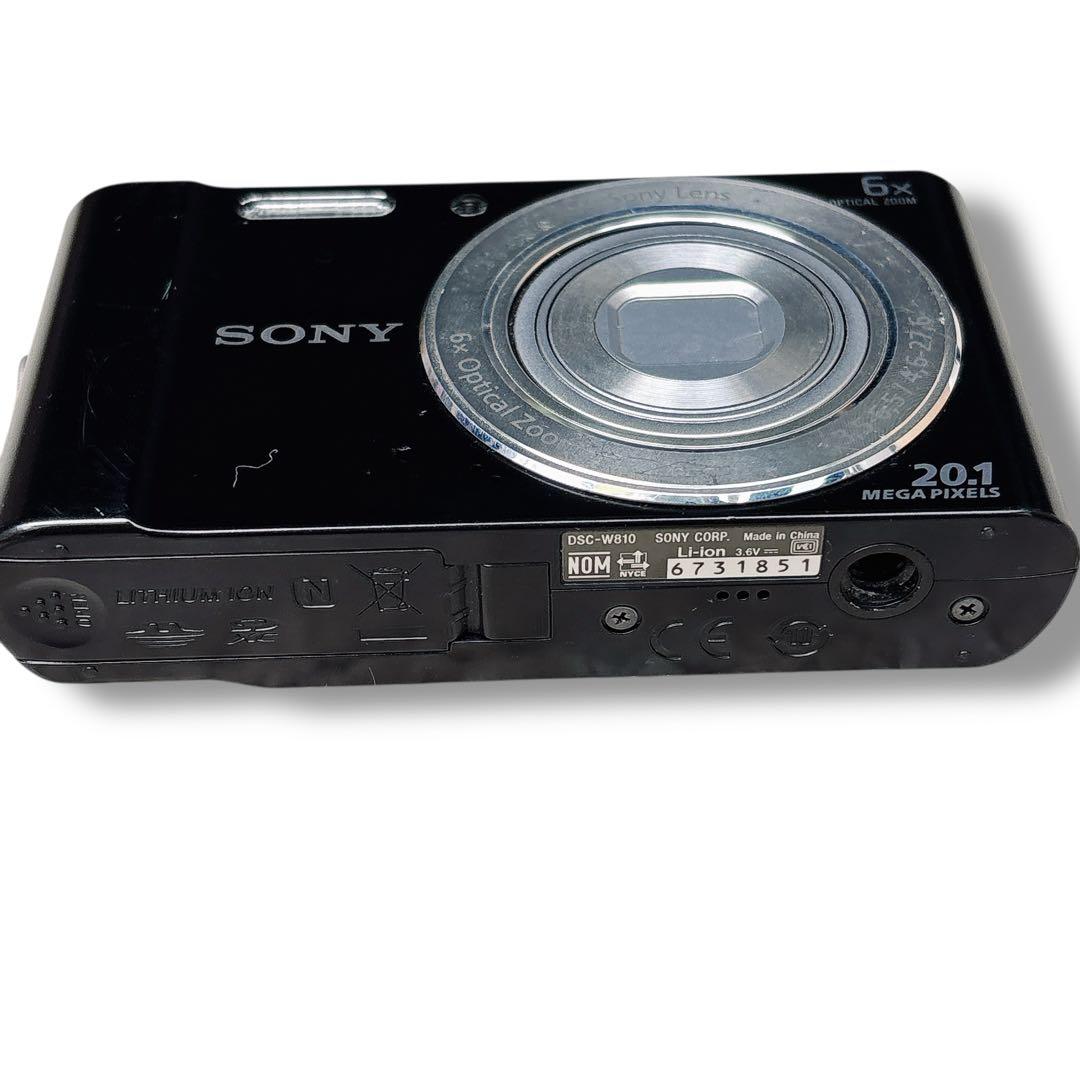 SONY ソニー DSC-W810 デジタルカメラ ブラック コンデジ デジカメ