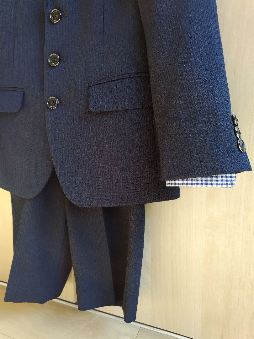 【大幅再値下げ】【スーツ6点セット】120cm ネイビーストライプ