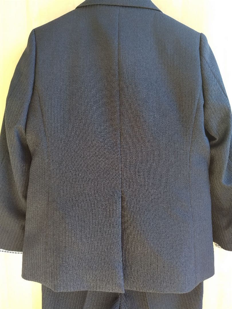 【大幅再値下げ】【スーツ6点セット】120cm ネイビーストライプ