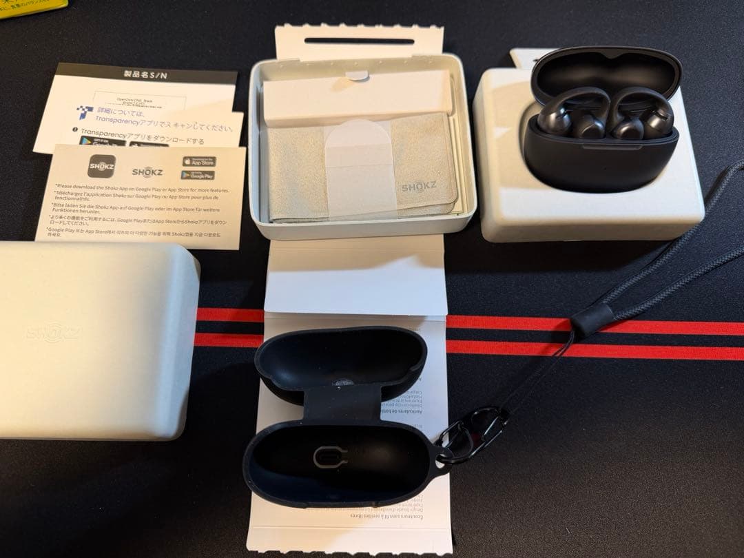【美品】SHOKZ OPEN DOTS ONE カバー付き