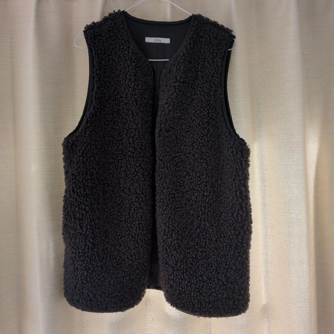 ジャーナルスタンダード レリューム カーリーフェイクファーベスト美品です！