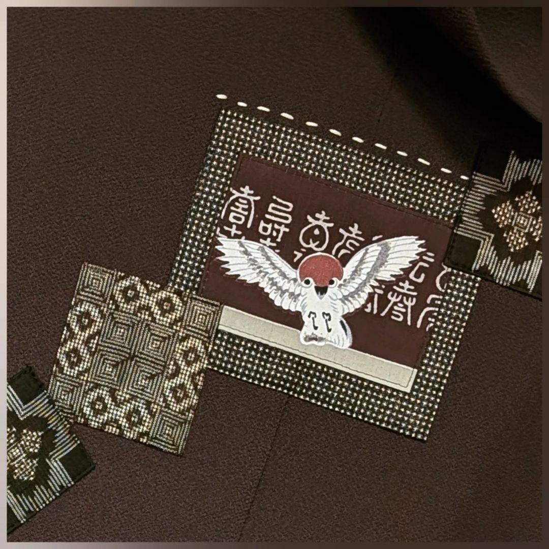 古布アレンジ♥丹後ちりめんベスト イレギュラーヘムライン