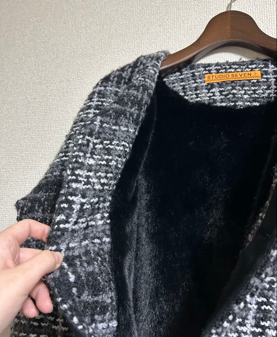 ジャケット・アウター STUDIO SEVEN 24aw Tweed Light Blouson