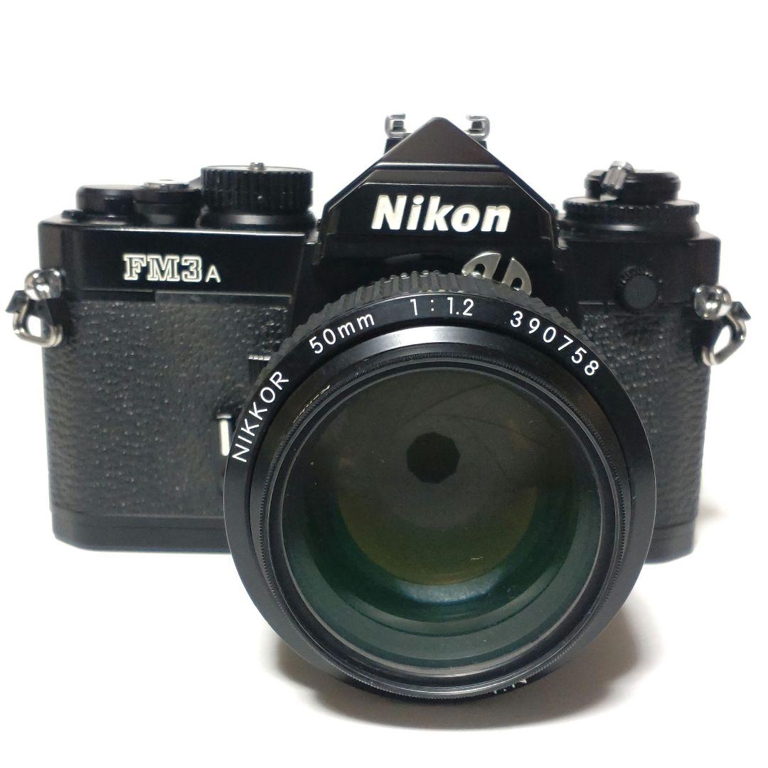 ジャンク Nikon FM3A 一眼レフ フィルムカメラ 50mm 1:1.2