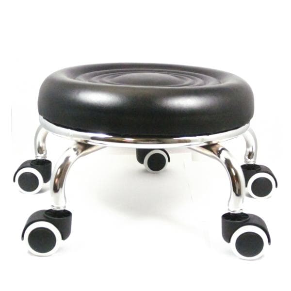 ロースツール ワーキングチェア キャスター付 低床椅子 作業椅子 黒色 3セット