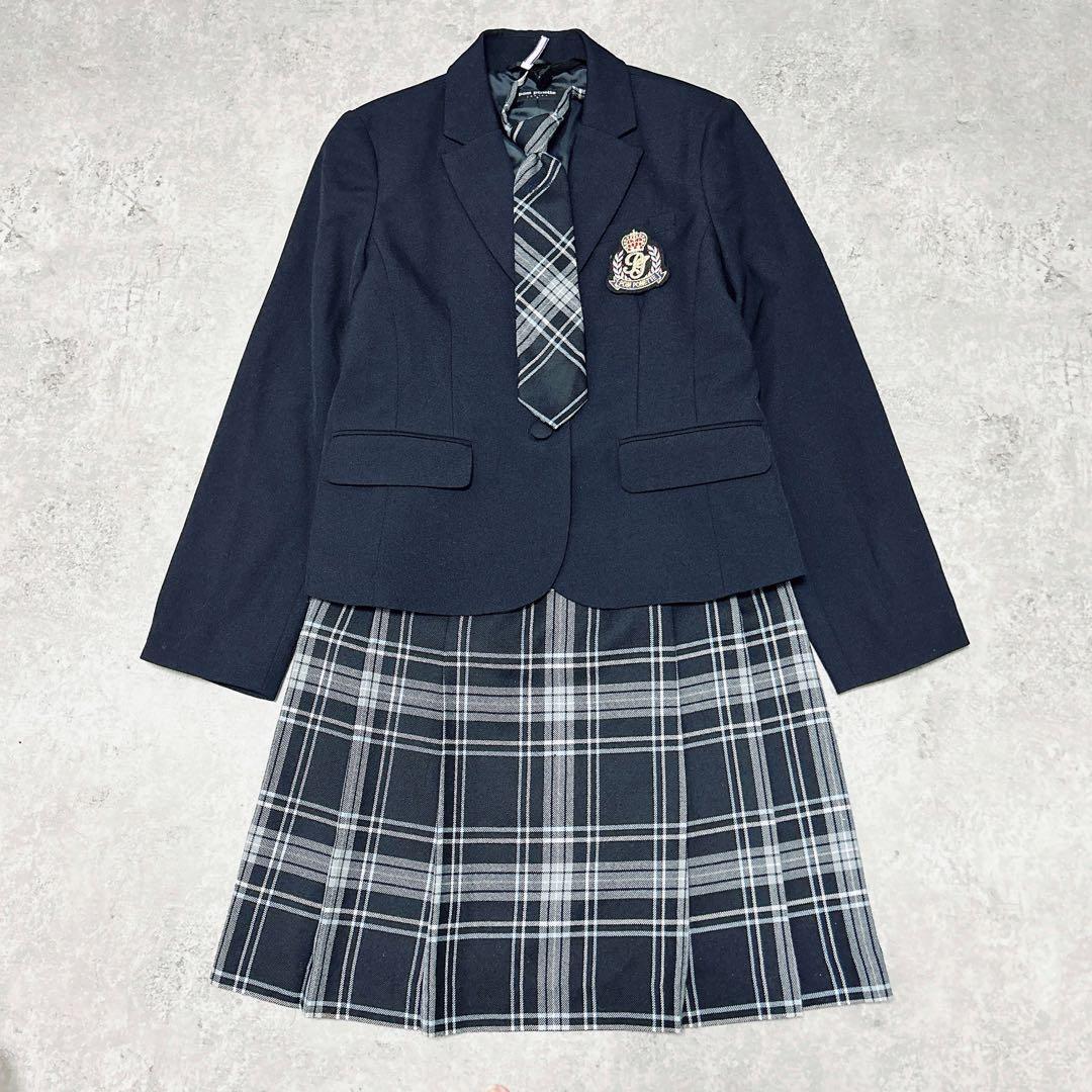 ポンポネットジュニア 卒服 セレモニー ブレザー スカートセット 160