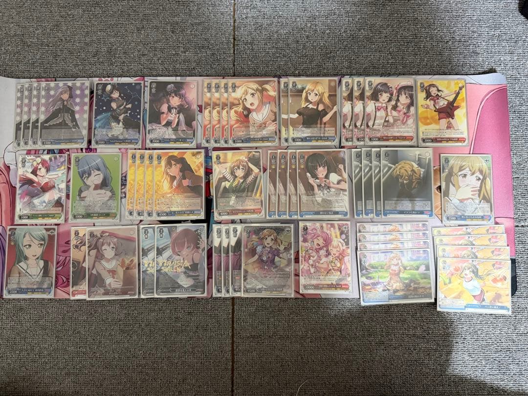 WS バンドリ 8門有咲デッキ オカ研友希那(ホロ)4枚入り