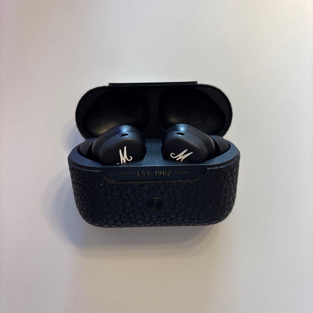 Marshall ワイヤレスイヤホン ブラック　ノイズキャンセリング