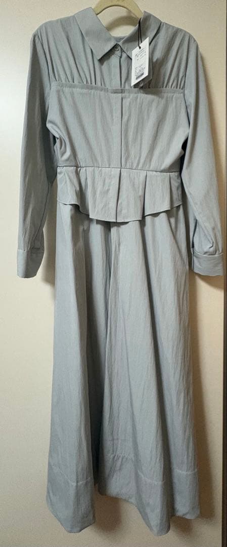 ワンピース Herlipto Peplum Poplin Shirt Dress