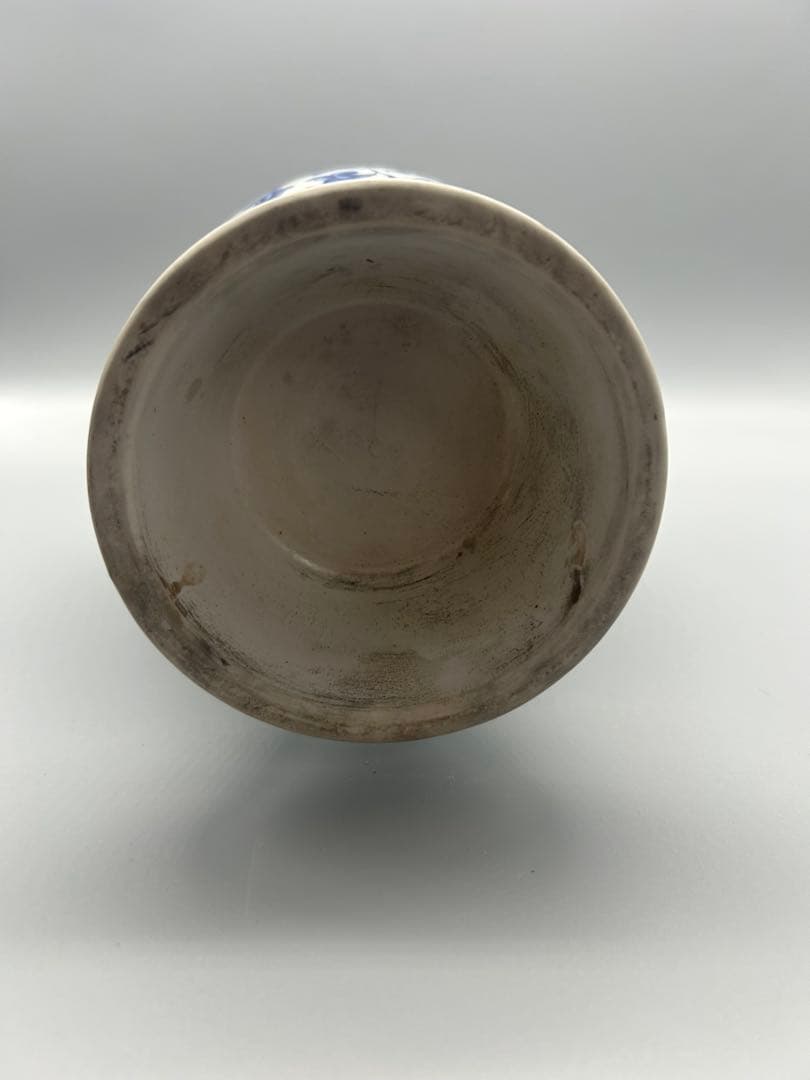 【骨董美品】中国古代　青花模様　壺