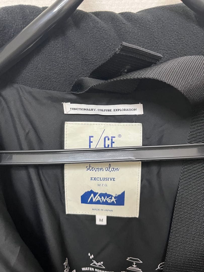 NANGA × F/CE. × Steven Alan ダウンジャケット M 黒