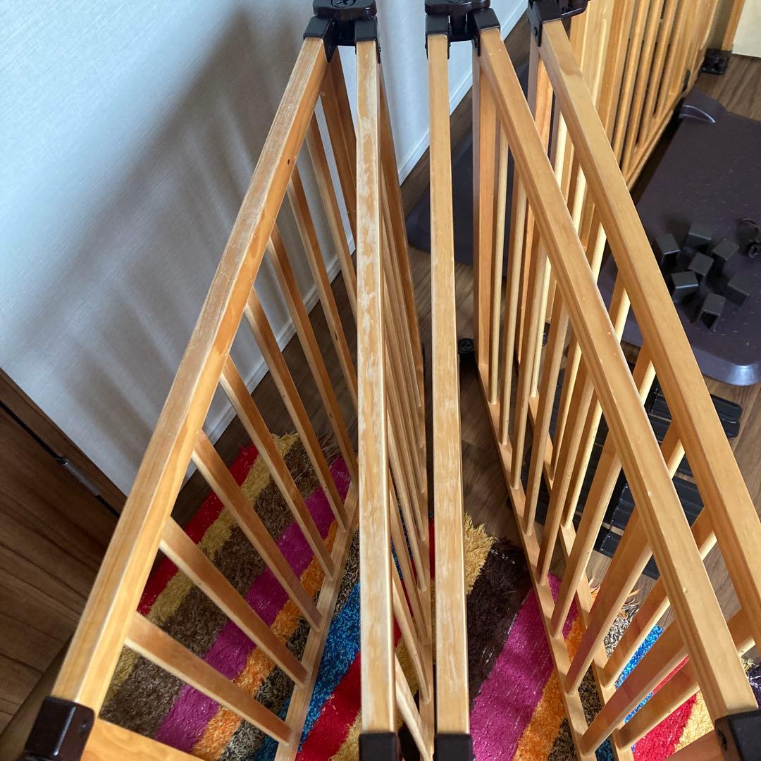 日本育児 木製パーテーション FLEX400-W ナチュラル 追加パネル1枚込