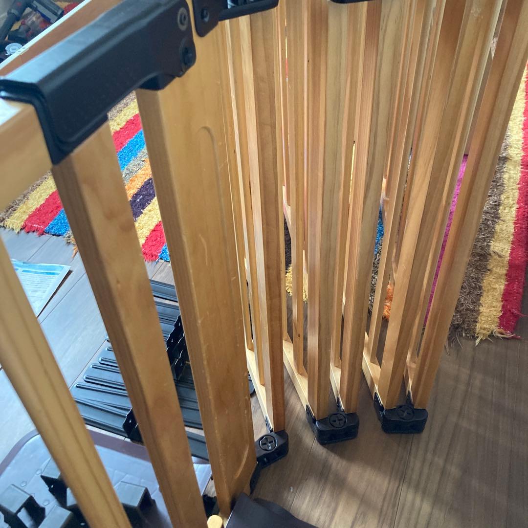 日本育児 木製パーテーション FLEX400-W ナチュラル 追加パネル1枚込