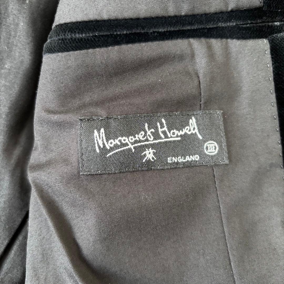 MARGARET HOWELL✨ベルベット　テーラードジャケット　ピークドラペル