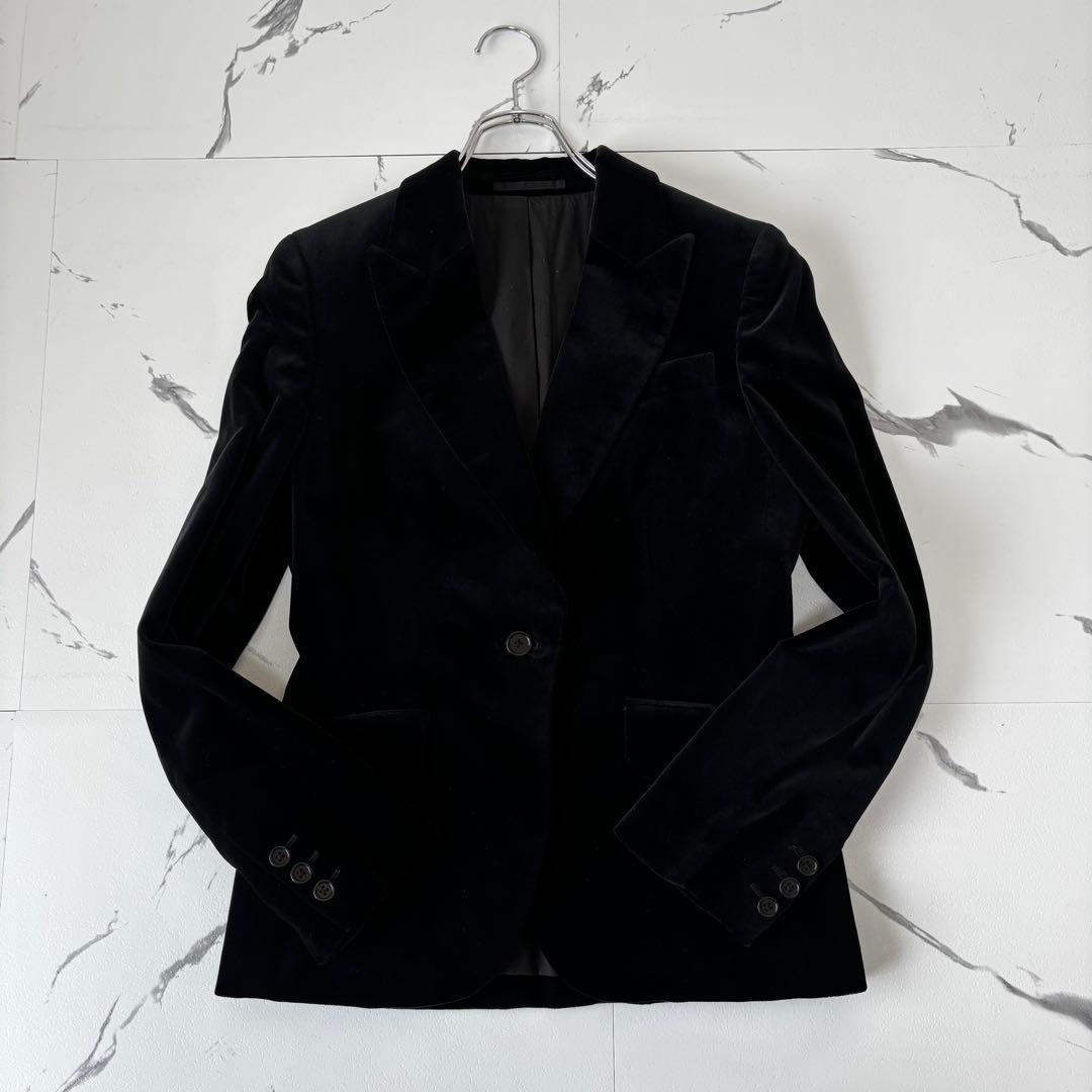 MARGARET HOWELL✨ベルベット　テーラードジャケット　ピークドラペル